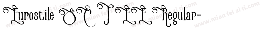 Eurostile SC T EE Regular字体转换